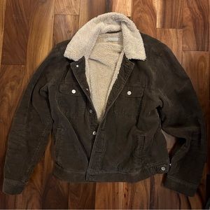 Outerknown Paz Cord Sherpa Trucker Jacket